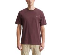 Marc OߴPolo Herren T-Shirt aus Bio-Baumwolle mit Rundhalsausschnitt, Rot (Dark Romance), XXL