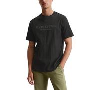 Marc OߴPolo Herren T-Shirt aus Bio-Baumwolle mit Rundhalsausschnitt, Schwarz (Black), S