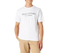 Marc OߴPolo Herren T-Shirt aus Bio-Baumwolle mit Rundhalsausschnitt, Weiß (White), M