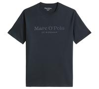 Marc O'Polo Herren T-Shirt aus Bio-Baumwolle, Rundhalsausschnitt – Dark Navy XS