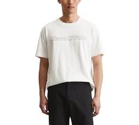 Marc OߴPolo Herren T-Shirt Logo-Print Regular Fit, Cremefarben (Silky White), XXL