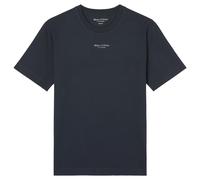 Marc O'Polo Herren T-Shirt - Medium-Logo, Regular Fit, Baumwolle, Logoprint, uni Blau 3XL