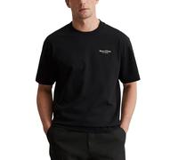 Marc OߴPolo Herren T-Shirt mit Statement-Print Relaxed Fit, Schwarz (Black), L