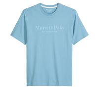 Marc O'Polo Herren T-Shirt, Rundhals - T-SHIRT SHORT SLEEVE, Regular Fit, Baumwolle Blau L