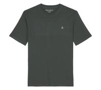 Marc O'Polo Herren T-Shirt - Small-Logo, Regular Fit, Baumwolle, Logoprint, uni Dunkelgrün 2XL