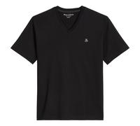 Marc O'Polo Herren T-Shirt, V-Neck - T-SHIRT SHORT SLEEVE, Regular Fit, Baumwolle Schwarz / M M Schwarz