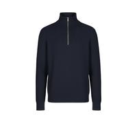 Troyer MARC O'POLO "aus reiner Bio-Baumwolle", Herren, Gr. L, schwarz navy, Obermaterial: 100% Baumwolle, unifarben, Pullover Troyer (94643847-L) schwarz navy