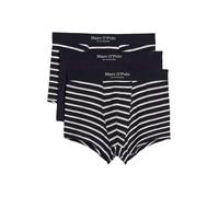 Marc O'Polo Herren Trunk Essentials 3-Pack blackstripe-Black - Größe M