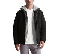 Marc O'Polo Herren Wendejacke mit Reißverschluss gefüttert, Schwarz (Black), M