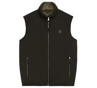 Marc O'Polo Herren Wendeweste Übergangsjacke wasserabweisend, Schwarz (Black), L