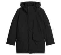 Marc O'Polo Herren Winterjacke -Stadium Jacket, langer Parka, Kapuze, wasserabweisend Schwarz / 2XL XXL Schwarz