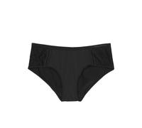 Hipster MARC O'POLO "Timeless Lace", Damen, Gr. M, schwarz, Obermaterial: 79% Polyamid, 21% Elasthan, unifarben, körpernah, Unterhosen, mit seitlichem Spitzeneinsatz (85283715-M) schwarz