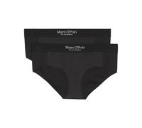 Marc O´Polo Damen Iconic Rib 2-pack Panty Hipster Panties, Schwarz, XL EU