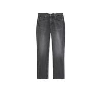 Straight-Jeans MARC O'POLO "aus Organic Cotton Stretch", Damen, Gr. 26, Länge 32, medium grau, Obermaterial: 94% Baumwolle, 4% Elastomultiester, 2% Elasthan, unifarben, knöchelfrei, Jeans Straight-Jea