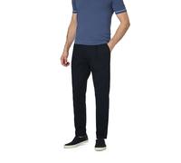 Marc O'Polo Herren Stoffhose mit Stretch-Anteil Tapered Fit, Blau (Dark Navy), W36/L34