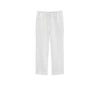 Marc O'Polo Straight Fit Leinenhose aus reinem Leinen in Weiss, Größe 34