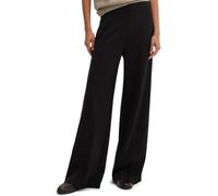 Jerseyhose MARC O'POLO, Damen, Gr. 40, N-Gr, schwarz, Jersey, Obermaterial: 70% Viskose, 25% Polyamid, 5% Elasthan, unifarben, weit lang, Hosen Jerseyhose, aus Viskosemix, Wide Fit (52936968-40) schwa