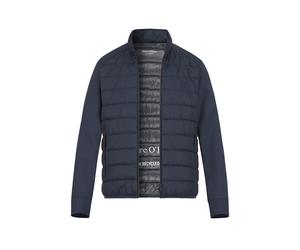 Marc O'Polo Hybrid Jacke Herren Stehkragen Mikrofaser blau, XXL