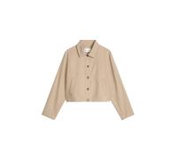 Marc O'Polo Indoor-Jacke A-Shape aus Organic Cotton-Lyocell-Leinen-Mix braun, 36