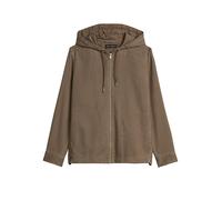 Marc O'Polo Regular Fit Hemdjacke mit Kapuze in Hellbraun, Größe XL