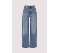 Marc OߴPolo Denim Damen Jeanshose mit Stretch-Anteil Wide Leg, Blau (Medium Blue Multi 40), W33/L34