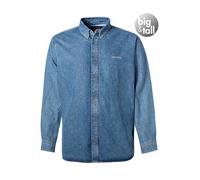 Marc O'Polo Jeanshemd Herren Langarm Baumwolle blau, 5XL