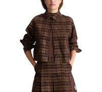 Marc O'Polo Karierte Cordbluse Relaxed