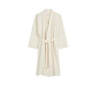 Marc O'Polo Kimono Classic fine stripe Dark Sand, M - 100% Bio-Baumwolle - Streifen