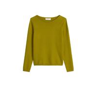 Marc O'Polo Regular Fit Strickpullover mit Schurwoll-Anteil in Oliv, Größe M