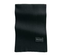 Strickschal MARC O'POLO "aus reiner Bio-Baumwolle", Herren, schwarz, Obermaterial: 100% Baumwolle, unifarben, Modetücher (57594821-0) schwarz