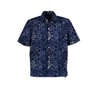 Marc O'Polo Kurzarmhemd Herren Regular Fit Kurzarm Bio-Baumwolle blau, M