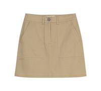 Webrock MARC O'POLO "aus Organic Cotton-Lyocell-Stretch", Damen, Gr. 34, beige (deep sand), Obermaterial: 69% Baumwolle, 29% Lyocell, 2% Elasthan, unifarben, casual, normal kurz, Röcke (62026835-34) d