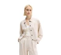 Marc OPolo Kurzjacke "aus Organic Cotton-Lyocell-Leinen-Mix" ohne Kapuze (41079752-36) grau silk