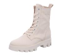 Marc O'Polo Lace Up Flatheel Bootie für Damen, weiß, Größe 40 EU