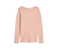 Langarmshirt MARC O'POLO, Damen, Gr. L, multi, Single Jersey, Obermaterial: 100% Baumwolle, U-Boot-Ausschnitt, Shirts, im schönen Streifenmuster (63769257-L) multi