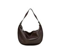 Marc O'Polo Leder Schultertasche Umhängetasche Aamu Hobo Bag Black Cherry dunkelrot