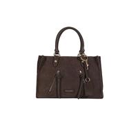 Marc O'Polo Leder Handtasche Umhängetasche Phili Shopper Coffee Brown braun