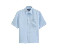 Leinenhemd MARC O'POLO, Herren, Gr. XL, N-Gr, dusted blau, Web, Obermaterial: 100% Leinen, regular fit, Hemden, mit aufgesetzter Brusttasche (63742354-XL) dusted blau