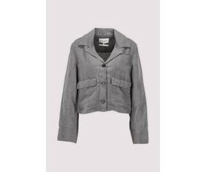 Marc O'Polo Leinenjacke für milde Tage 40 Slate grey melange