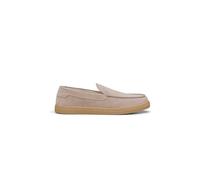 Loafer MARC O'POLO "aus Veloursleder", Herren, Gr. 44, light taupe, Obermaterial: 100% Leder (Rind), unifarben, Schuhe Loafer (54729254-44) light taupe
