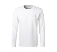 Marc O'Polo Herren Langarmshirt B21222052022 Baumwolle Weiß M