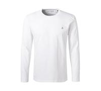 Marc O'Polo Longsleeve Herren Langarm Rundhals Baumwolle weiß, XL