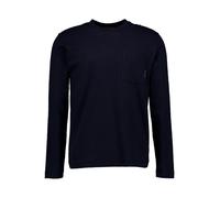 Marc O'Polo Longsleeve Herren Regular Fit Rundhals Baumwolle blau, M