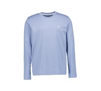 Marc O'Polo Longsleeve Herren Slim Fit Rundhals Baumwolle blau, XXL