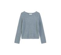 Marc O'Polo Regular Fit Strickpullover aus Schurwoll-Mix mit Alpaka-Anteil in Rauchblau, Größe XL