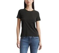 Marc OߴPolo Damen T-Shirt aus Bio-Baumwolle Regular Fit, Schwarz (Black), XXS