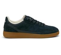 Sneaker MARC O'POLO "aus weichem Veloursleder", Herren, Gr. 45, blau (true navy), Obermaterial: 100% Leder, unifarben, Schuhe Sneaker (63585467-45) true navy