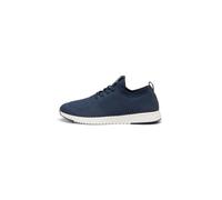 Sneaker MARC O'POLO "aus recyceltem Polyester", Herren, Gr. 45, blau (true navy), Obermaterial: 97% Polyester, 3% Elasthan, unifarben, Schuhe Sneaker (31785938-45) true navy