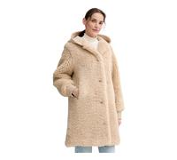 Marc O'Polo - Mantel mit Kapuze in Teddy-Optik - - Jackets - Damen - Beige - S