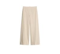 Samthose MARC O'POLO, Damen, Gr. 42, N-Gr, linen beige, Samt, Obermaterial: 98% Baumwolle, 2% Elasthan, weit lang, Hosen Samthose, Model Margo wide aus Organic Cotton-Stretch (88301751-42) linen beige